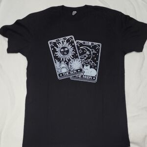 Gildan Black Tarot Card Graphic Tee